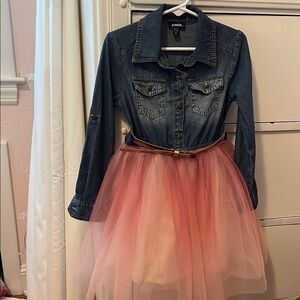 Denim and layers of tulle!  Size5 by Zuni’s